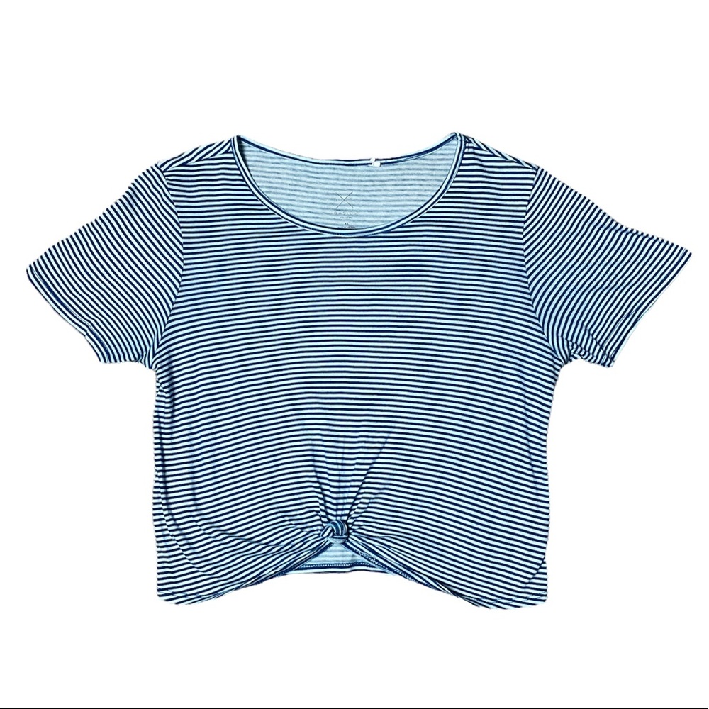 PS Basics By Pacsun Stripped Tie Up Tee